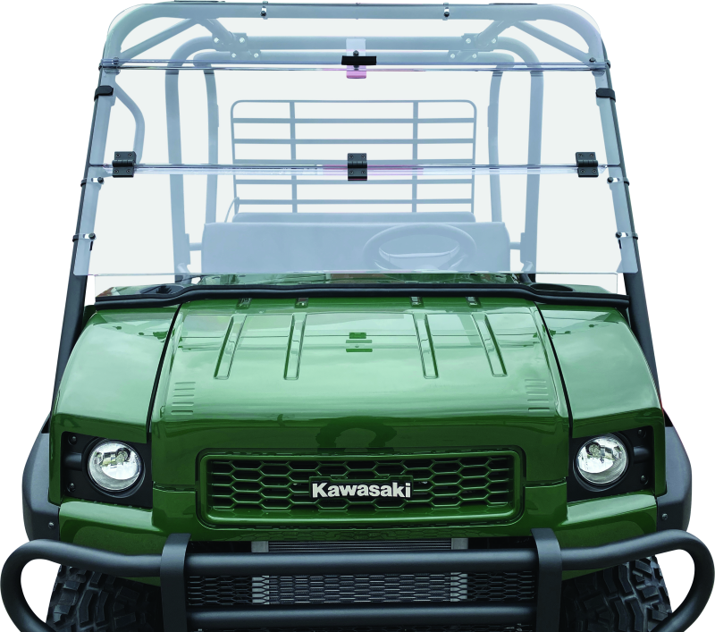 Quadboss Windows, Individual 375789 QuadBoss 09-22 Kawasaki KAF620M Mule 4010 4x4 Windbreak Folding Windshield thumbnail 4