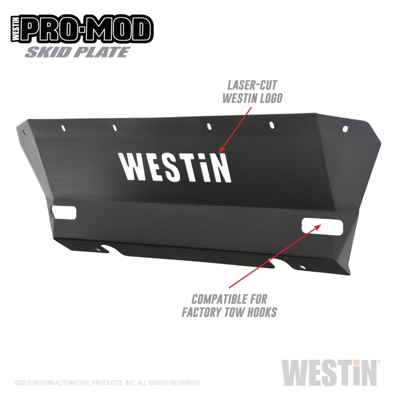 Westin 15-20 Chevrolet Colorado Pro-Mod Skid Plate - Tex. Blk thumbnail 4