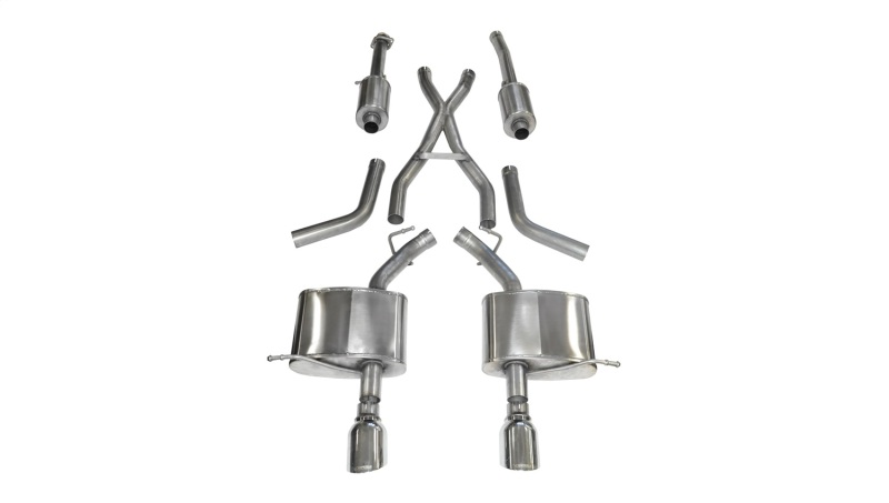 Corsa 2011-2024 Dodge Durango 5.7L V8 Polished Sport Dual Rear Cat-Back Exhaust thumbnail 2