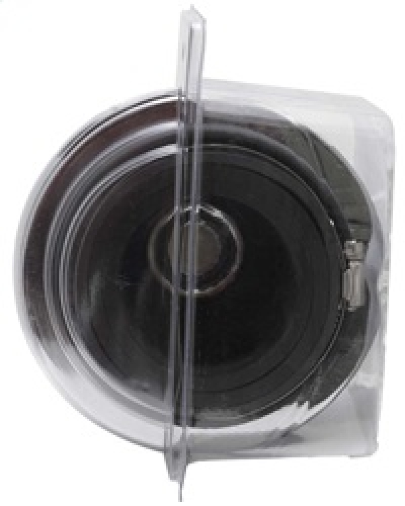 K&N Universal Air Filter Chrome Round Tapered Blue - 4in Flange ID x 1.125in Flange Length x 5.5in H thumbnail 7