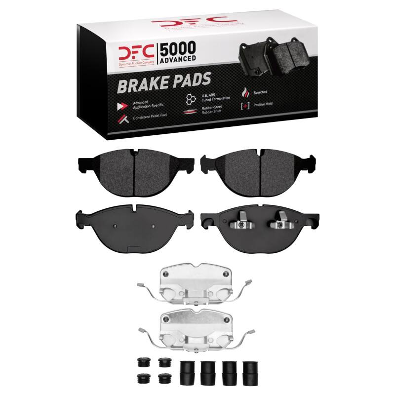 DFC 5000 Advanced Pads - Low-Metallic and Hardware Kit
