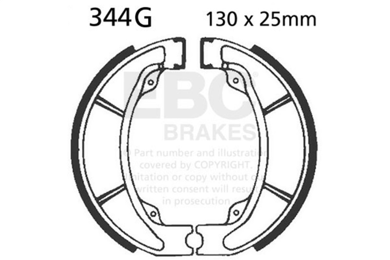 EBC 1986 Honda CR 125 RG Rear Left Sintered R/HH Brake Pads