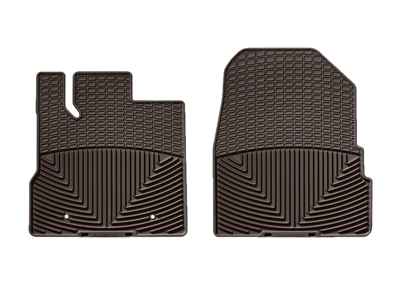 WT Rubber Mats - Front - Cocoa