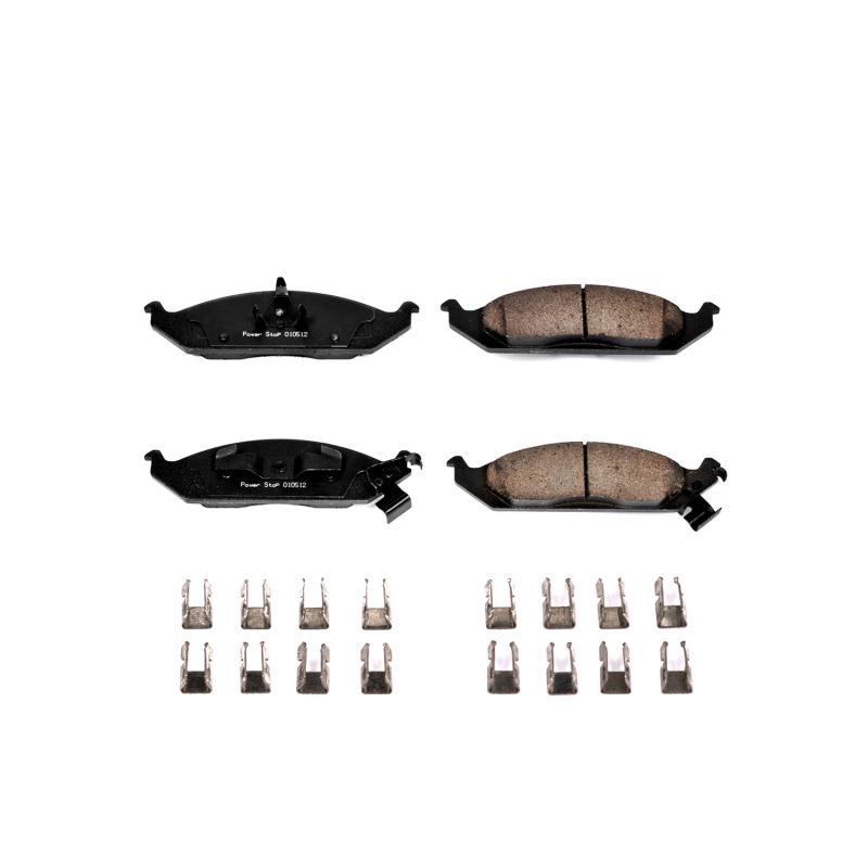 Power Stop 95-00 Chrysler Cirrus Front Z17 Evolution Ceramic Brake Pads w/Hardware thumbnail 7