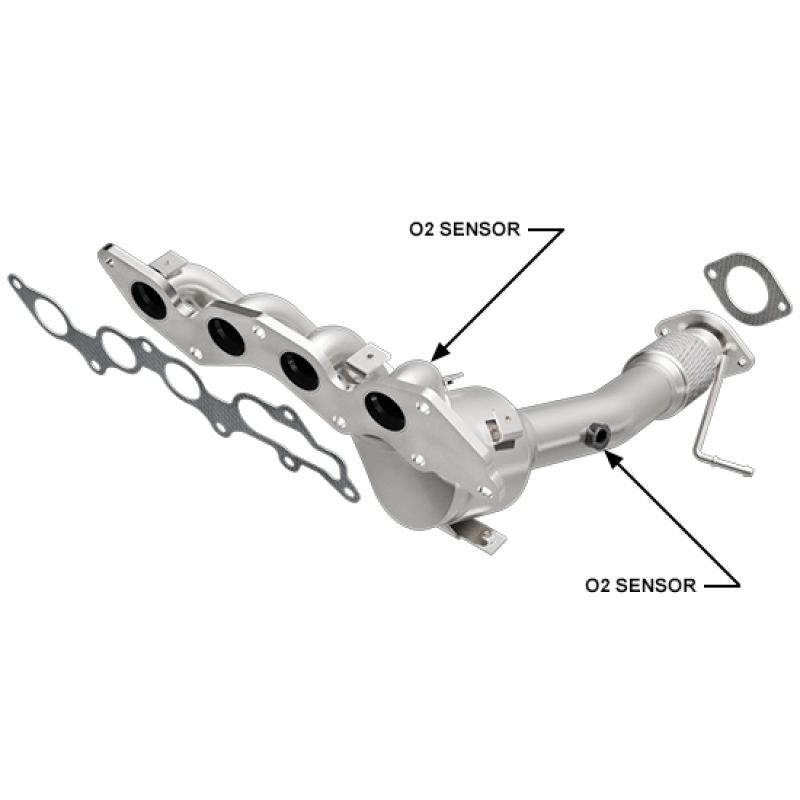 MagnaFlow Direct Fit Catalytic Converter 10-13 Mazda 3 2.0L Manifold thumbnail 2