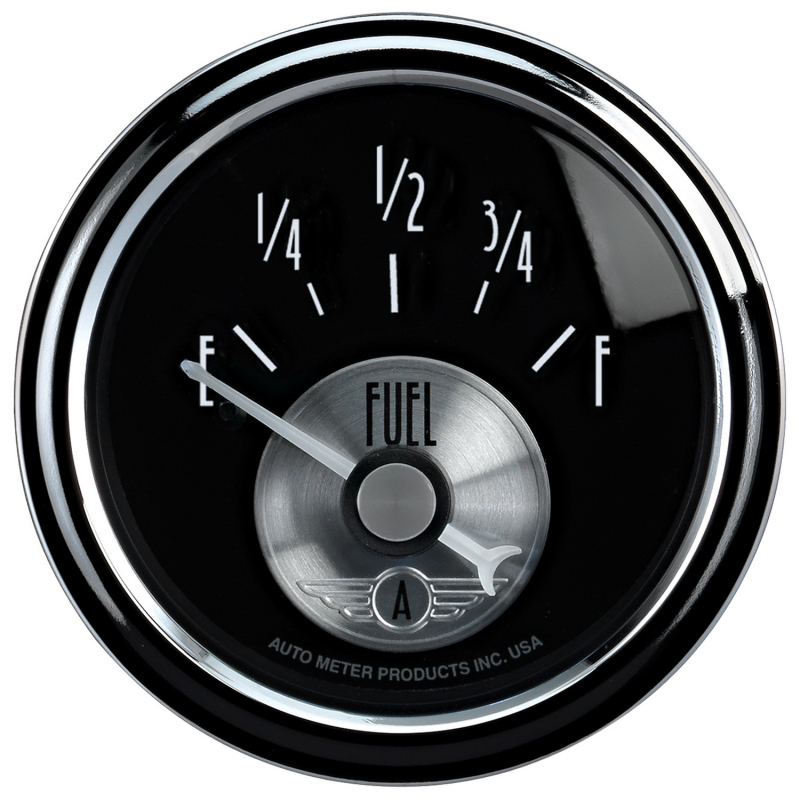 AutoMeter Gauge Fuel Level 2-1/16in. 240 Ohm(e) to 33 Ohm(f) Elec Prestige Blk. Diamond thumbnail 5