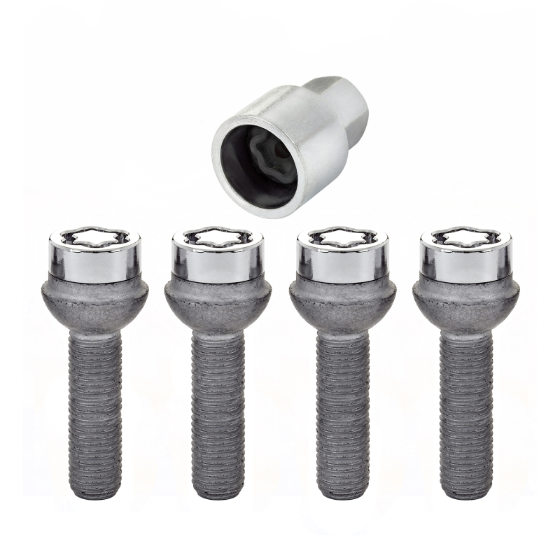 Radius Seat Style Wheel Lock Bolts-Chrome