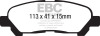 EBC Ultimax2 Brake Pad Sets