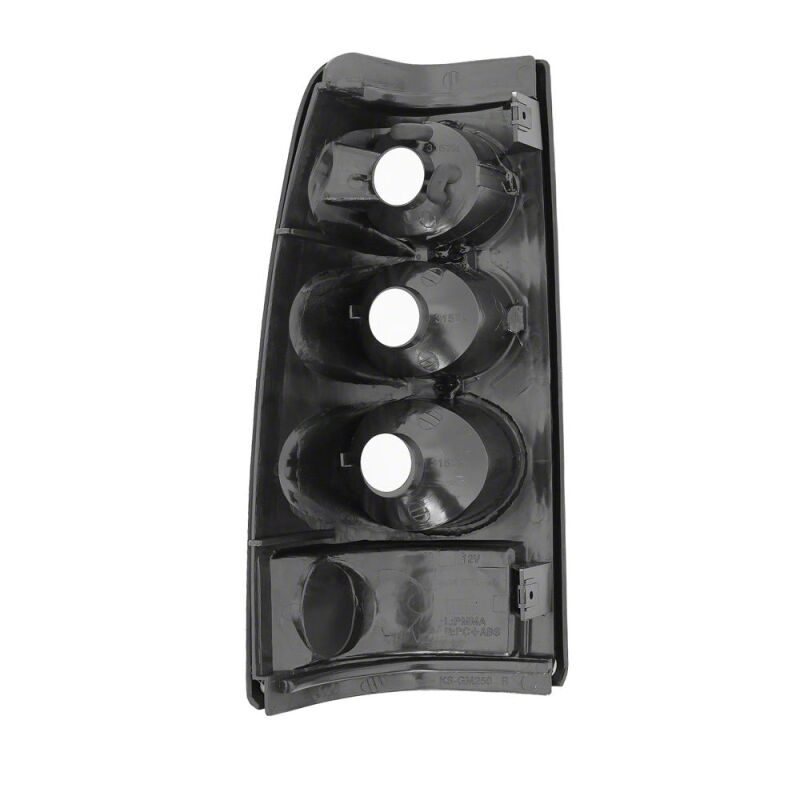 Raxiom 99-02 Chevrolet Silverado 1500 Fleetside Axial Series Tail Lights- Black- Smoked Lens thumbnail 2