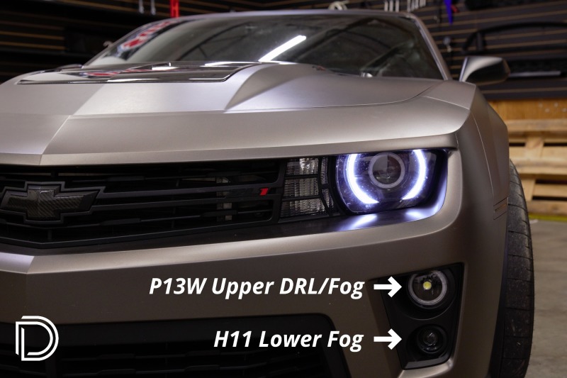 Diode Dynamics 12-15 Chevrolet Camaro DRL Fog Kit ZL1 Stage 1 (P13W HP48/H11 HP48) thumbnail 7