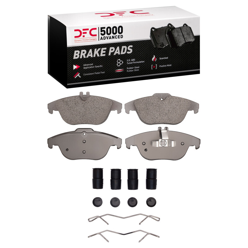 DFC 5000 Advanced Pads - Low-Metallic and Hardware Kit