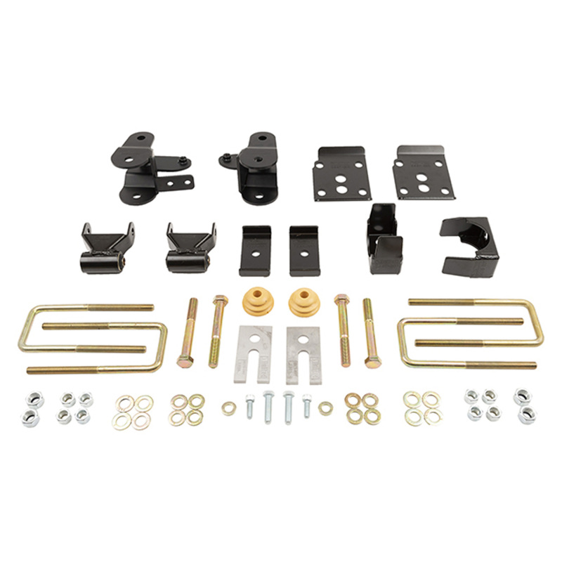 Belltech Rear Flip Kits 6447 Kit, 4.0 in. Drop, Steel, Black Powdercoated, Ford, Pickup, Kit thumbnail 4