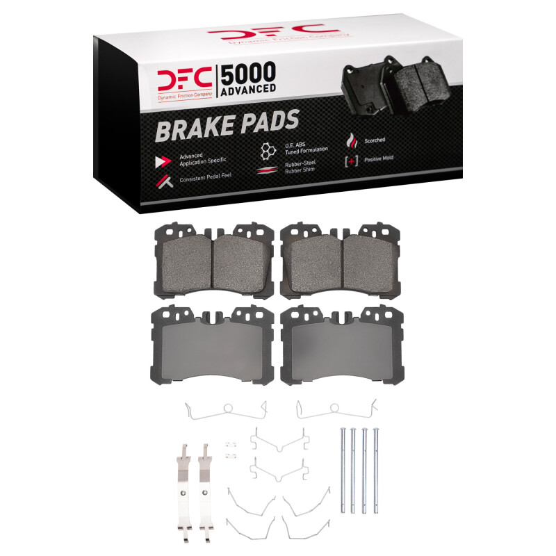 DFC 5000 Advanced Pads - Low-Metallic and Hardware Kit