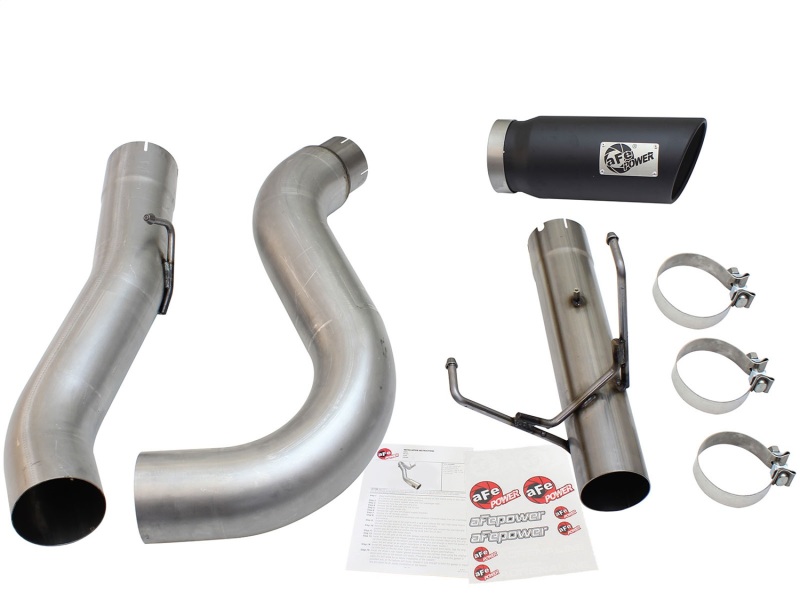 aFe MACH Force XP Exhaust Large Bore 5in DPF-Back SS 13-15 Dodge Trucks L6-6.7L (td) *Black Tip thumbnail 6