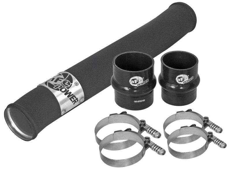 BladeRunner 2-3/4 IN Aluminum Hot Charge Pipe Black