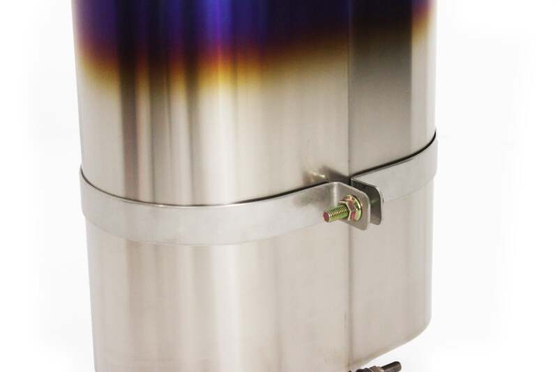 GReddy - Universal Titanium Oval Muffler 2.5in ID Muffler Inlet thumbnail 7
