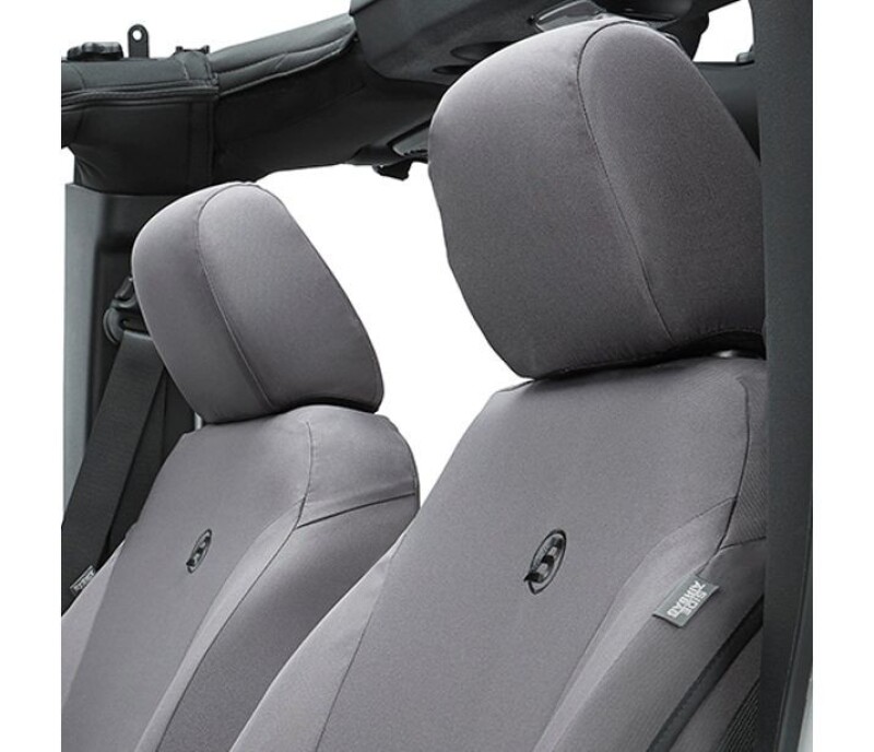 Bestop 07-12 Jeep Wrangler JK Front Seat Covers (Charcoal) thumbnail 2