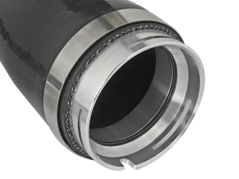 aFe BladeRunner 2.5in Black IC Tube Hot Side w/ Coupling & Clamp Kit 2016 GM Colorado/Canyon 2.8L thumbnail 7