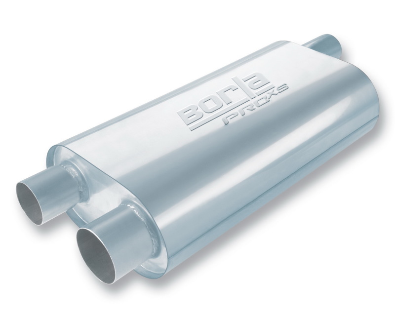Borla Universal Oval Transverse 2.5in Inlet/Outlet 19in x 10.25in x 5.5in Turbo XL Muffler thumbnail 5