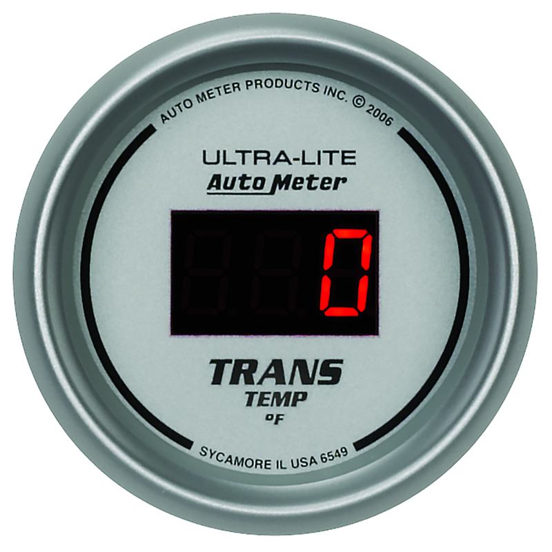 Autometer Ultra-Lite 52mm 0-300 Deg F Digital Oil Temperature