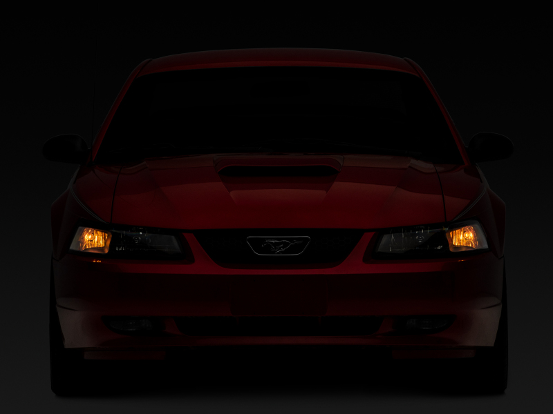 Raxiom 99-04 Mustang Axial Series OEM Style Replacement Headlights- Black Housing (Clear Lens) thumbnail 4