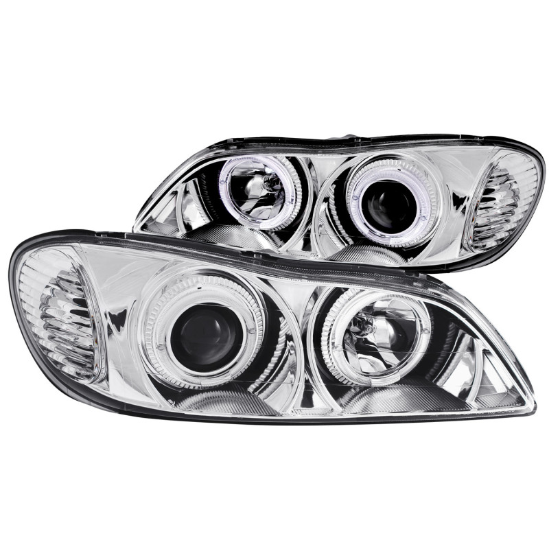 ANZO 2000-2004 Infiniti I30 Projector Headlights w/ Halo Chrome thumbnail 7