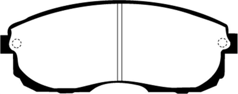 EBC 99-01 Infiniti G20 2.0 Yellowstuff Front Brake Pads thumbnail 7