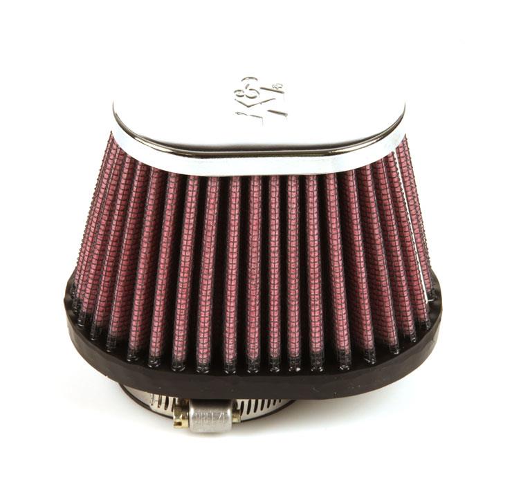 K&N 1-3/4in FLG 4 X 2-7/8in B 3 X 2in T 2-3/4in L Universal Clamp-On Air Filter thumbnail 2