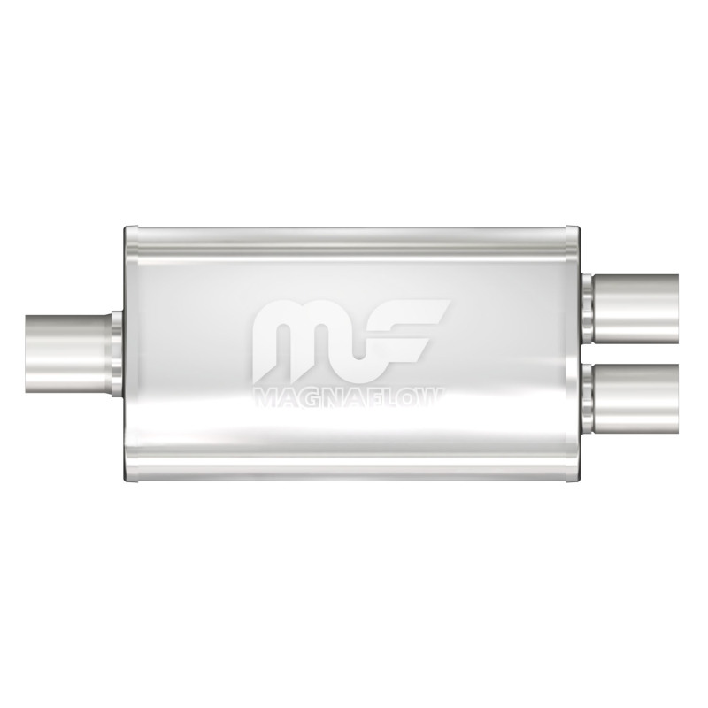 MagnaFlow Muffler Mag SS 14X3.5X7 2.25/2/2 C/ thumbnail 8
