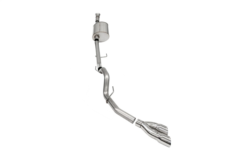 Corsa 2021-2025 Ford F-150 SuperCab/6.5in Bed 5.0L V8 Sport Cat-Back Single Side Exit-Polished