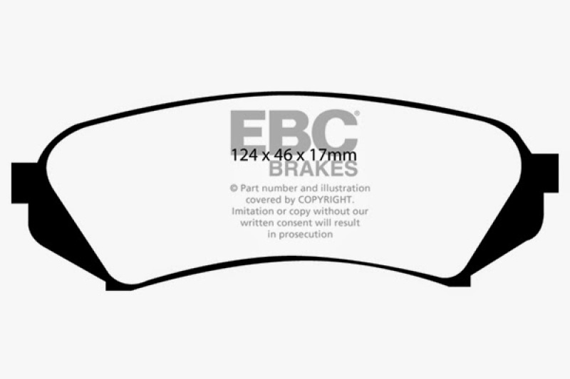 EBC S6 Brake Pad and Rotor Kit (1x ebcGD7160, 1x ebcDP51282NDX) thumbnail 8