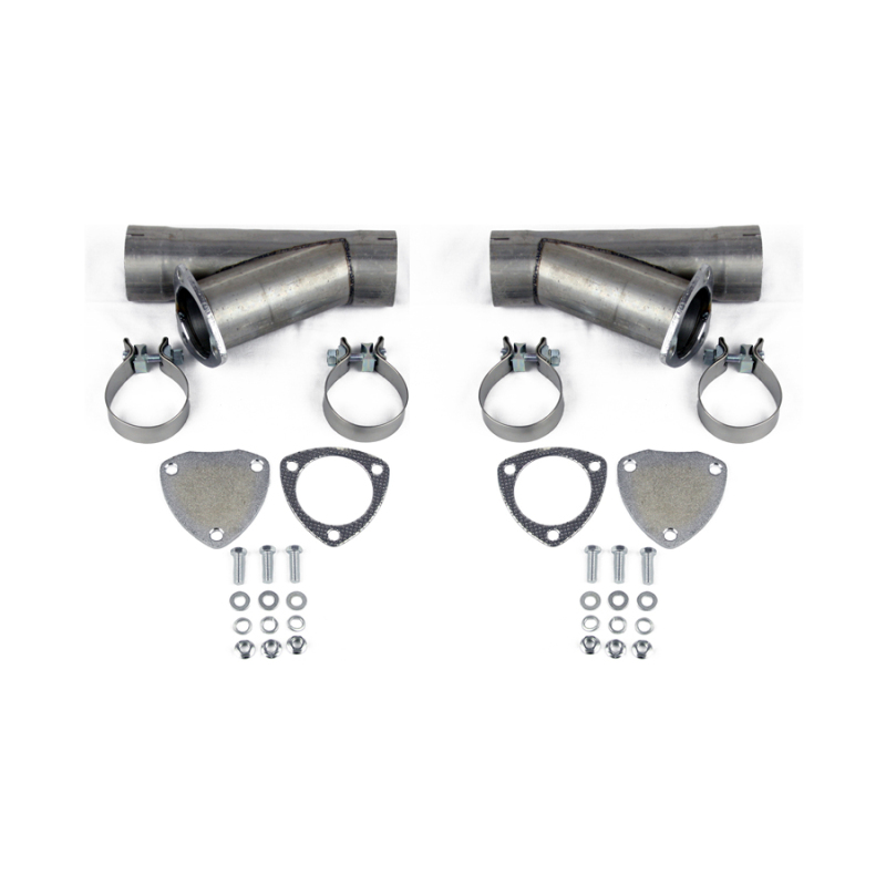 Manual Exhaust Cutout - Aluminized Mild Steel - Slip Fit