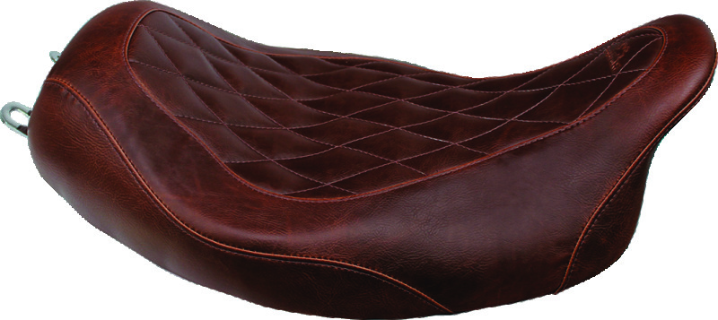 Mustang 97-07 Harley Rd King,06-07 Str Glide,00-05 Eagle Tripper Solo Seat - Brown