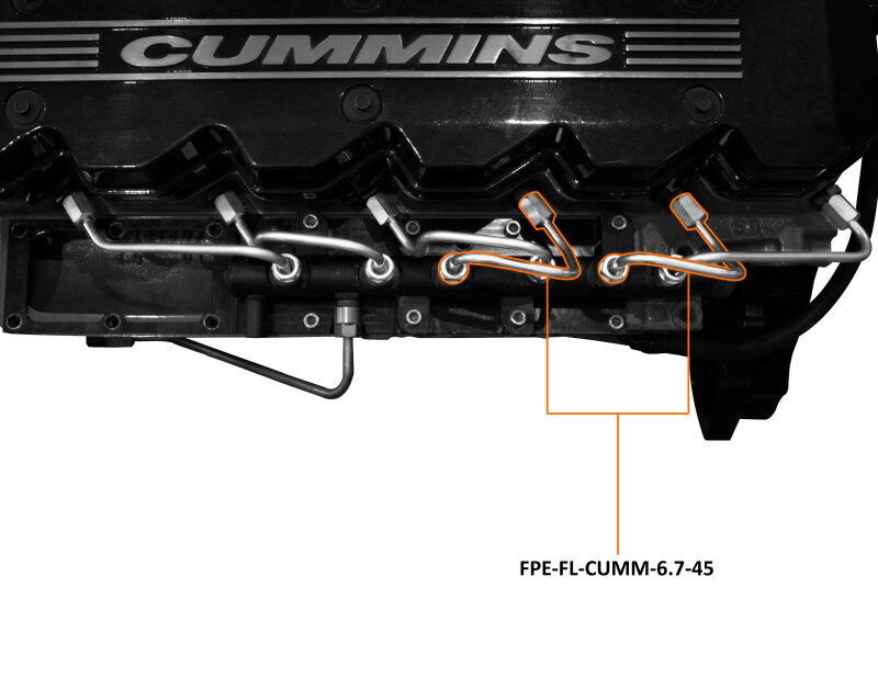 Fleece Performance 07.5-18 Dodge Ram 2500/3500 6.7L Cummins Fuel Injection Line (4 & 5) thumbnail 2