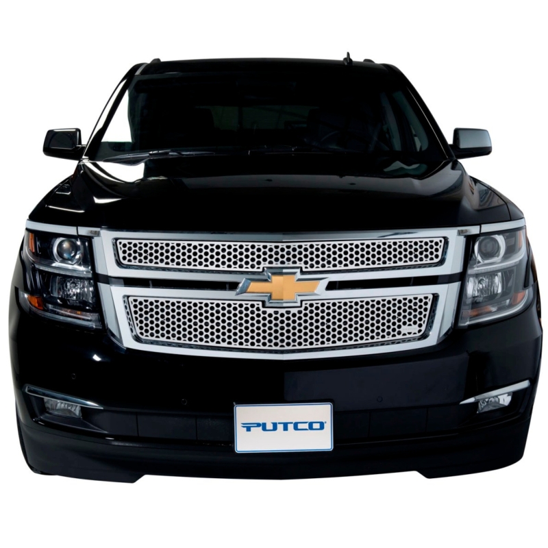 Putco 15-20 Chevy Suburban (Does not Fit LTZ Model) Punch Stainless Steel Grilles thumbnail 4
