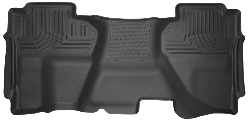 Husky Liners 07-13 Chevrolet Silverado 1500 Ext Cab WeatherBeater Black 2nd Seat Floor Liners thumbnail 5
