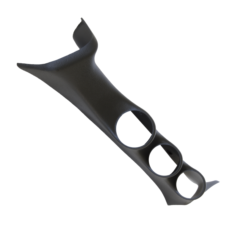 Autometer 08-10 Ford Super Duty 52mm Black Triple Pillar thumbnail 4