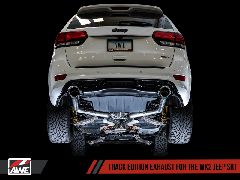 AWE Tuning 2020 Jeep Grand Cherokee SRT Track Edition Exhaust - Chrome Silver Tips thumbnail 6
