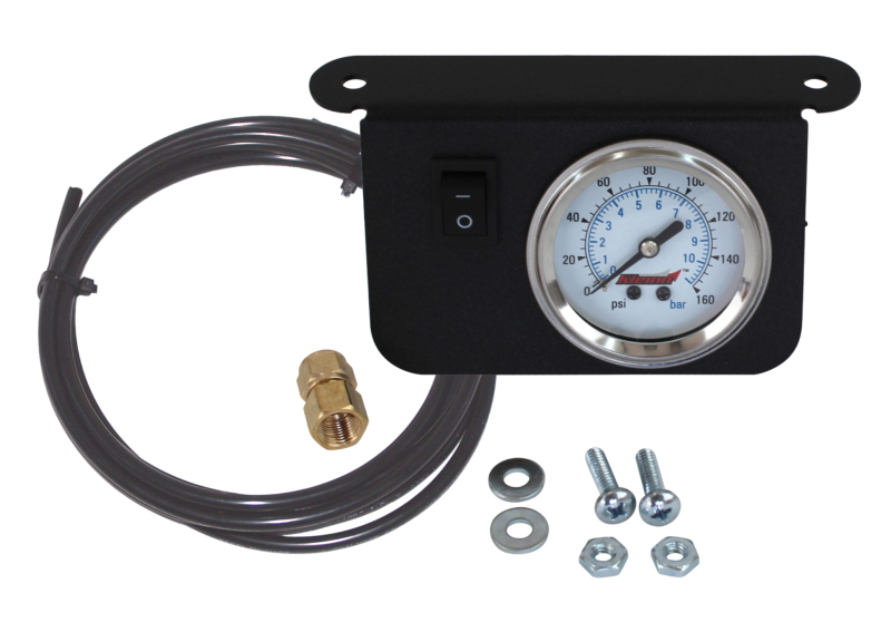 Kleinn Illuminated Single Needle 160 PSI Dash Panel Gauge w/ On/Off Switch thumbnail 5