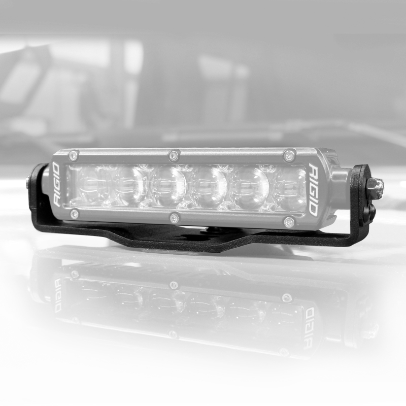Go Rhino 18-20 Jeep Wrangler JL/JLU/Gladiator JT Light Mount - Two 6in Single Row thumbnail 4