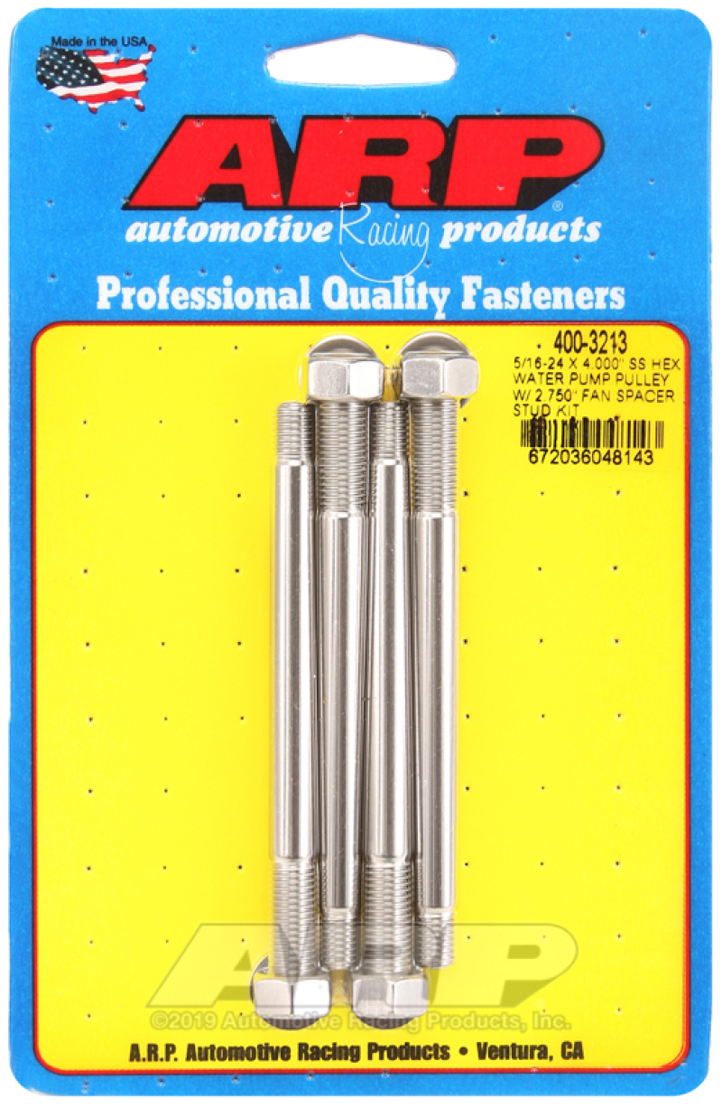 ARP Water Pump Pulley Stud Kits