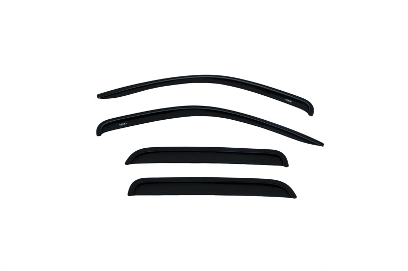 AVS 05-11 Dodge Dakota Quad Cab Ventvisor Outside Mount Window Deflectors 4pc - Smoke thumbnail 3