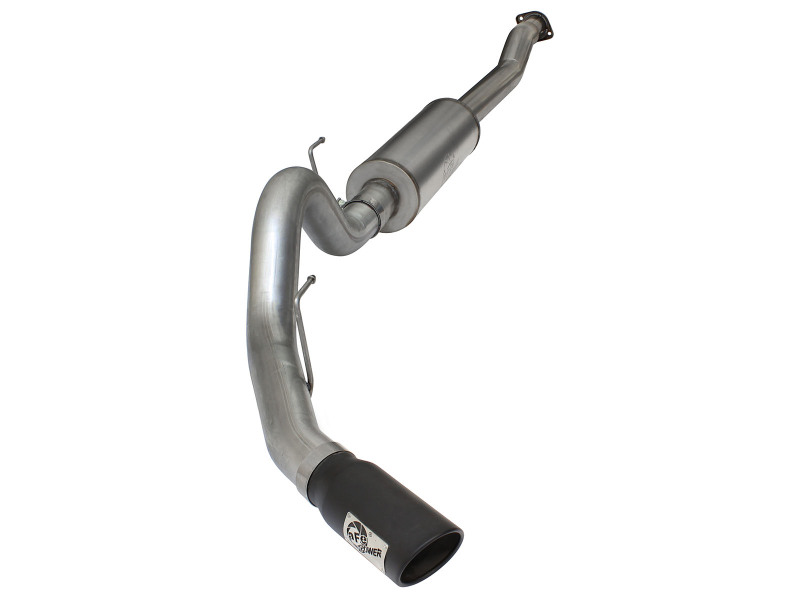 aFe MACH Force XP SS Exhaust 4in Cat-Back w/ Black Tip 2015 Ford F-150 EcoBoost V6 2.7/3.5Ltt thumbnail 2