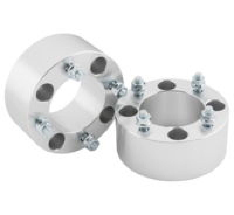 Quadboss 2.5 inch Wheel Spacers 563879 Spacers, 2.50 in. Thick, 4 x 115mm Bolt Pattern, Aluminum, Universal, Pair thumbnail 2
