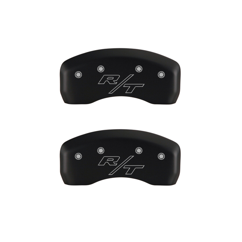 MGP 4 Caliper Covers Engraved Front & Rear Vintage Style/RT Red finish silver ch thumbnail 9