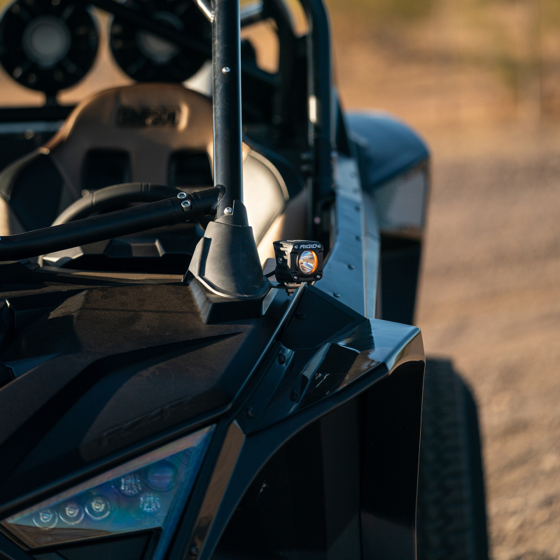 Rigid Industries 2017+ Polaris Pro R/Turbo R Revolve A-Pillar Light Kit thumbnail 8