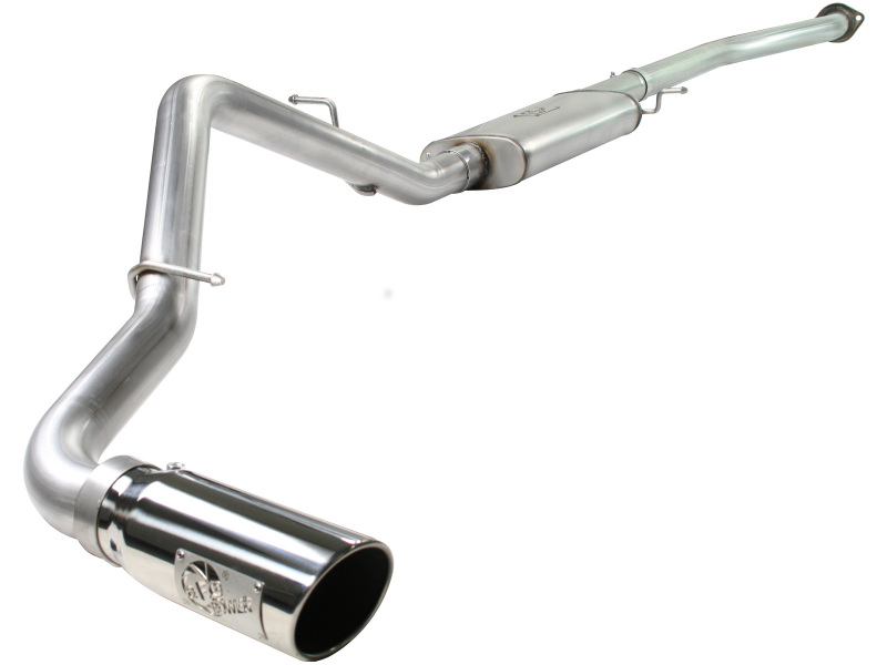 aFe MACH Force XP Exhaust SS-409 Cat-Back w/ 304SS Polished Tip 04-07 GM Trucks 1500 V6/V8 thumbnail 2