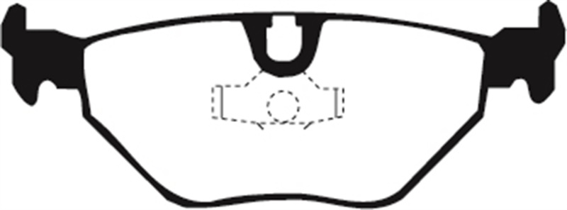 EBC 87-91 BMW M3 2.3 (E30) Yellowstuff Rear Brake Pads thumbnail 7