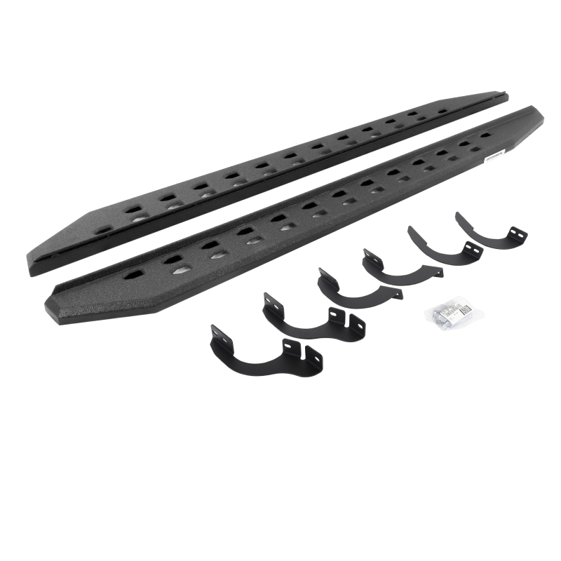 Go Rhino 14-22 Toyota 4Runner (No Ltd/Ngtshd) RB20 Slim Running Boards Kit(w/Brackets) - Bedliner Ct