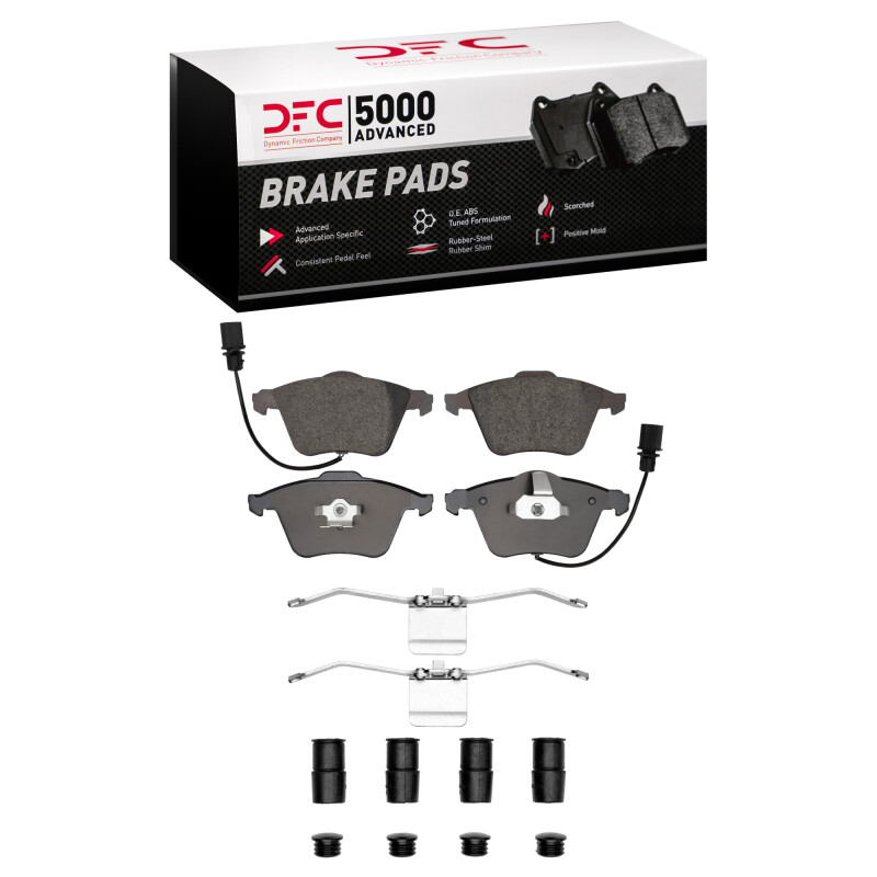 DFC 5000 Advanced Pads - Low-Metallic and Hardware Kit